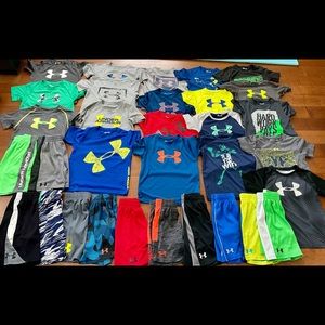 Size 5 Boys Under Armour lot!